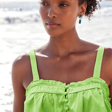 Load image into Gallery viewer, Lime Green Sleeveless Cami Top
