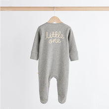 Load image into Gallery viewer, Neutral Milk Club Baby Two Way Zip 100% Cotton Sleepsuits 3 Pack (0mths-2yrs)

