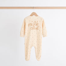 Load image into Gallery viewer, Neutral Milk Club Baby Two Way Zip 100% Cotton Sleepsuits 3 Pack (0mths-2yrs)
