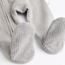 Load image into Gallery viewer, Neutral Milk Club Baby Two Way Zip 100% Cotton Sleepsuits 3 Pack (0mths-2yrs)
