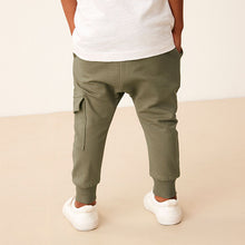 Load image into Gallery viewer, Green Super Skinny Utility Joggers (3mths-5yrs)
