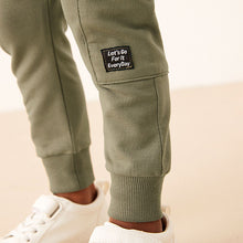 Load image into Gallery viewer, Green Super Skinny Utility Joggers (3mths-5yrs)

