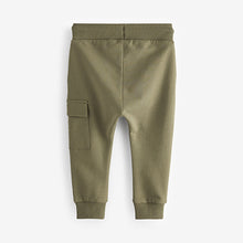 Load image into Gallery viewer, Green Super Skinny Utility Joggers (3mths-5yrs)
