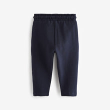 Load image into Gallery viewer, Navy Blue Pintuck 100% Cotton Joggers (3mths-6yrs)
