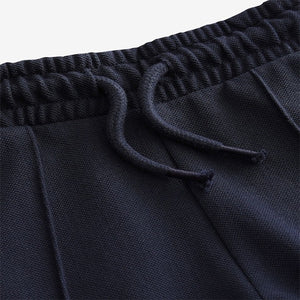 Navy Blue Pintuck 100% Cotton Joggers (3mths-6yrs)
