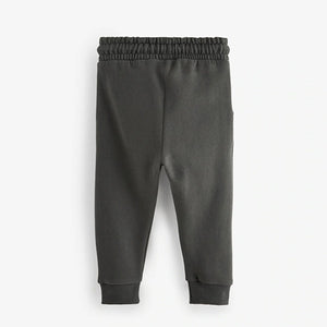 Charcoal Grey Slim Fit Soft Touch Jersey Joggers