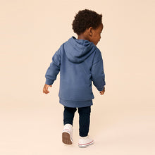 Load image into Gallery viewer, Blue Tiger Bumbag 100% Cotton Hoodie and Leggings Set (3mths-6yrs)
