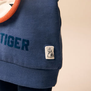 Blue Tiger Bumbag 100% Cotton Hoodie and Leggings Set (3mths-6yrs)
