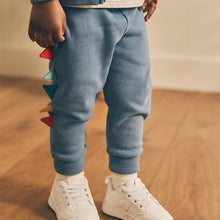 Load image into Gallery viewer, Blue Dinosaur Spikes Zip Through Hoodie and Joggers Set (3mths-6yrs)
