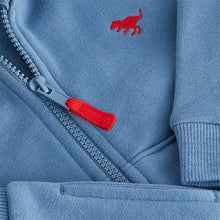 Load image into Gallery viewer, Blue Dinosaur Spikes Zip Through Hoodie and Joggers Set (3mths-6yrs)
