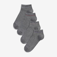 Load image into Gallery viewer, Grey Modal Trainer Socks 4 Pack
