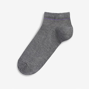 Grey Modal Trainer Socks 4 Pack