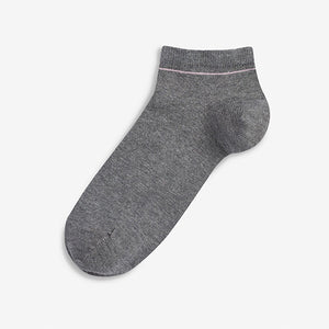 Grey Modal Trainer Socks 4 Pack
