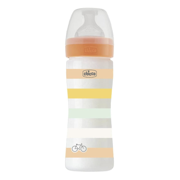 Chicco Plastic Bottle 250ml Orange 2M+