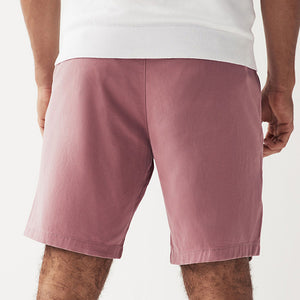 Pink Slim Fit Stretch Chinos Shorts