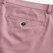 Load image into Gallery viewer, Pink Slim Fit Stretch Chinos Shorts
