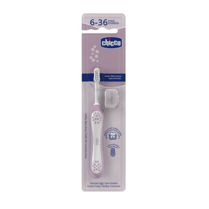 6139 CHICCO TOOTHBRUSH 1ST TEETH LILAC 6-36