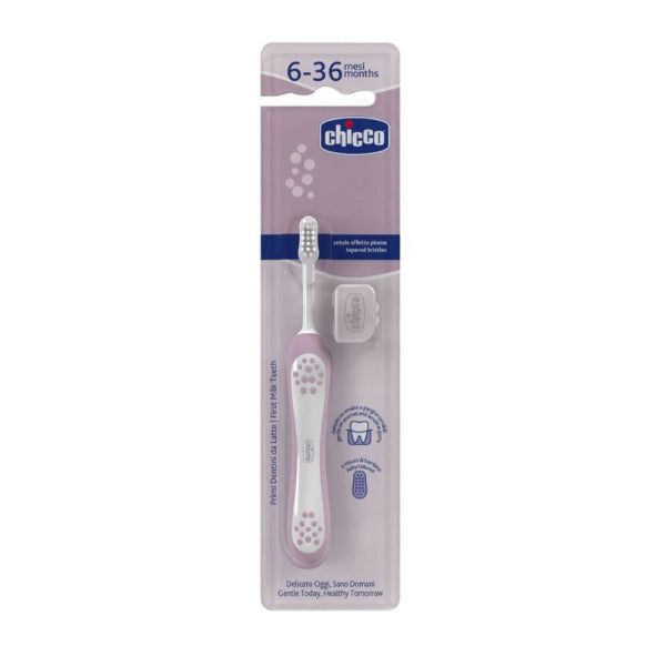 6139 CHICCO TOOTHBRUSH 1ST TEETH LILAC 6-36