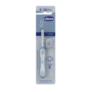 6140 CHICCO TOOTHBRUSH 1ST TEETH INDIG 6-36