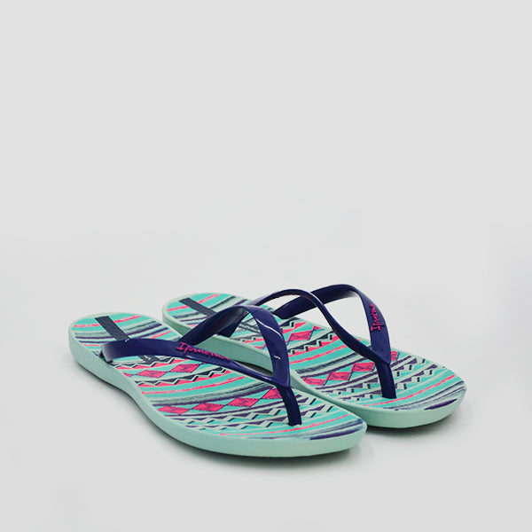 Wave Mix Green/Blue Women Sandals
