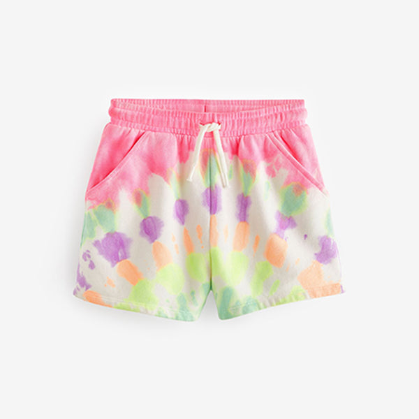 Multi Tie Dye Jersey Shorts