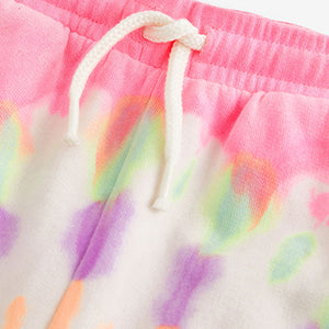 Multi Tie Dye Jersey Shorts