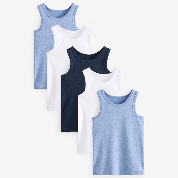 Blue Vests 5 Pack (2-12yrs)