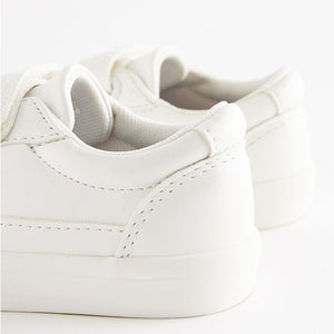 White Strap Touch Fastening Shoes (Younger Boys)