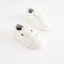 Load image into Gallery viewer, White Strap Touch Fastening Shoes (Younger Boys)
