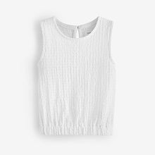 Load image into Gallery viewer, White Textured Vest
