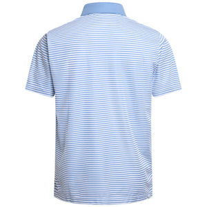 Pure Stripe Polo Blu-WhT