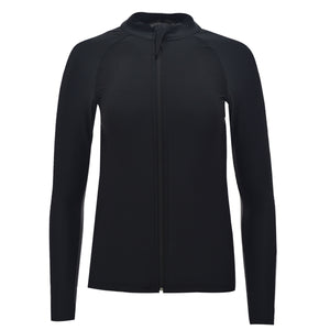 TOP RASH-GUARD LS ZIP ANAE