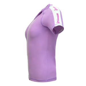 TOP RASH-GUARD S/S ZIPPER MAORA