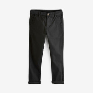 Black Skinny Fit Stretch Chino Trousers (3-12yrs)