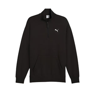 WARDROBE ESSENTIALS Men's Relaxed Half-Zip Crew
