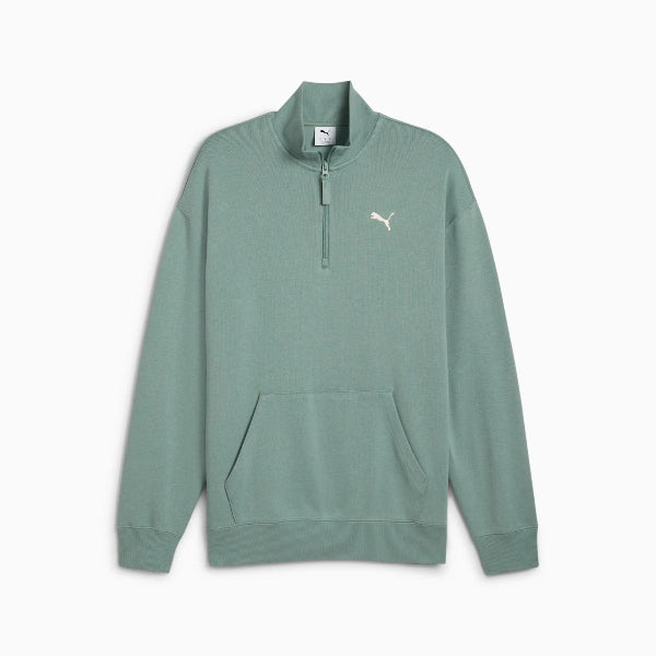 WARDROBE ESS Relaxed Half Zip Crew Men