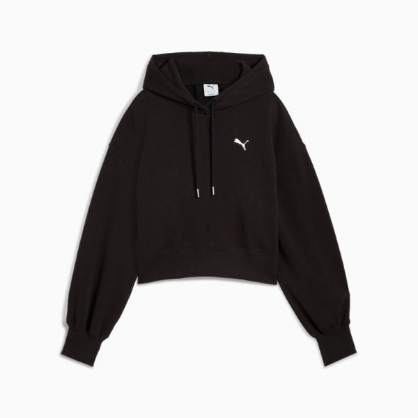 WARDROBE Essentials Relaxed Cropped Hoodie Women