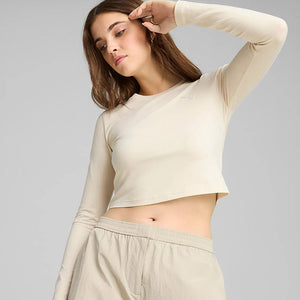 WARDROBE ESS Longsleeve Baby Tee Women
