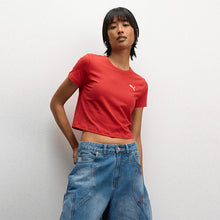 Load image into Gallery viewer, WARDROBE Baby Tee W Red
