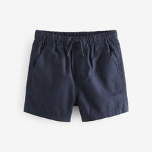 Load image into Gallery viewer, Navy Blue 100% Cotton Pull On Shorts
