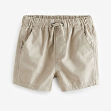 Load image into Gallery viewer, Stone Cream 100% Cotton Pull On Shorts
