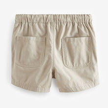 Load image into Gallery viewer, Stone Cream 100% Cotton Pull On Shorts
