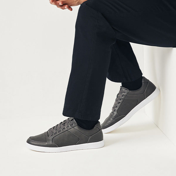 Grey Smart Casual Trainers
