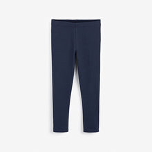 Load image into Gallery viewer, Navy Blue Regular Fit Leggings (3-12yrs)
