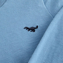 Load image into Gallery viewer, Blue Long Sleeve Plain T-Shirt (3mths-6yrs)
