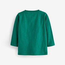 Load image into Gallery viewer, Green Helicopter 100% Cotton Long Sleeves Semi Plain T-Shirt (3mths-6yrs)
