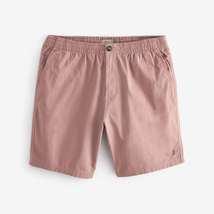 Pink Elasticated Waist Chino Shorts