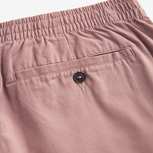 Load image into Gallery viewer, Pink Elasticated Waist Chino Shorts
