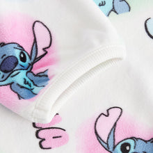 Load image into Gallery viewer, White/Pink License Lilo and Stitch Cosy Fleece Pyjamas (4-12yrs)
