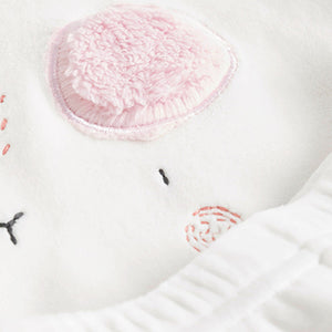 White Mouse Cosy Fleece Pyjamas (12mths-7yrs)